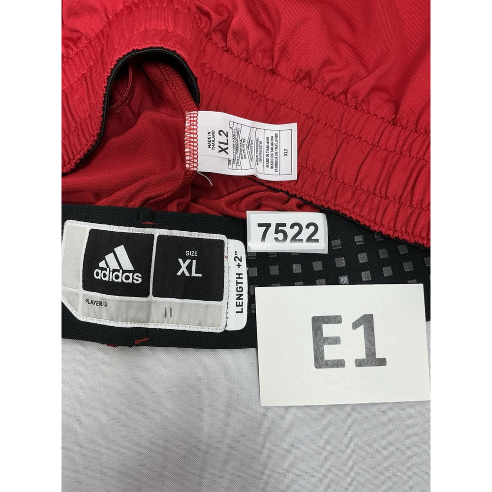 Mens Excellent Cond. Adidas Rutgers Red PullOn Basketball Shorts XL + 2 “ - Picture 5 of 7